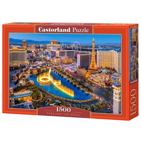 Castorland Fabulous Las Vegas Jigsaw Puzzle - 1500 Piece C-151882-2